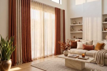 Cortinas para otoño: tendencias, tejidos y luz cálida para tu hogar